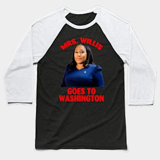 Mrs. Willis Goes to Washington Baseball T-Shirt